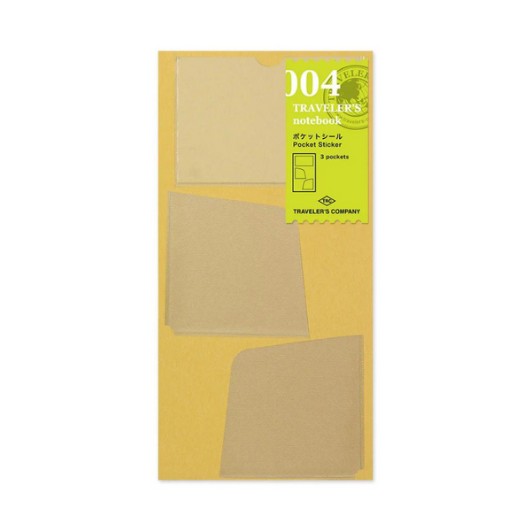004 Pocket Sticker | Traveler's Notebook Regular Refill