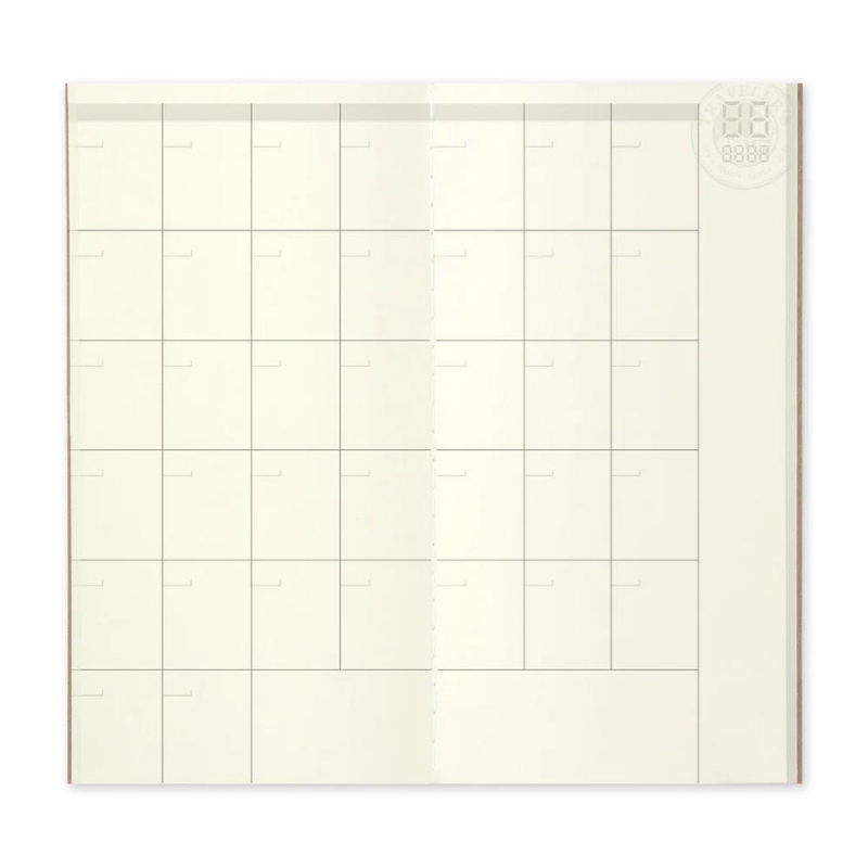 017 Undated Monthly | Traveler's Notebook Regular Calendars + Planners