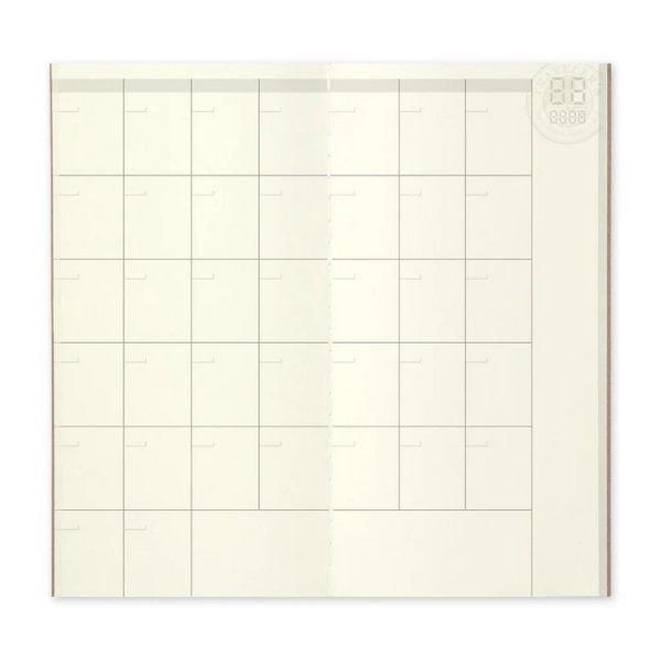 017 Undated Monthly | Traveler's Notebook Regular Calendars + Planners