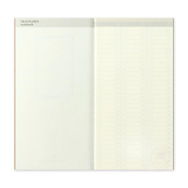 018 Undated Weekly | Traveler's Notebook Regular Calendars + Planners