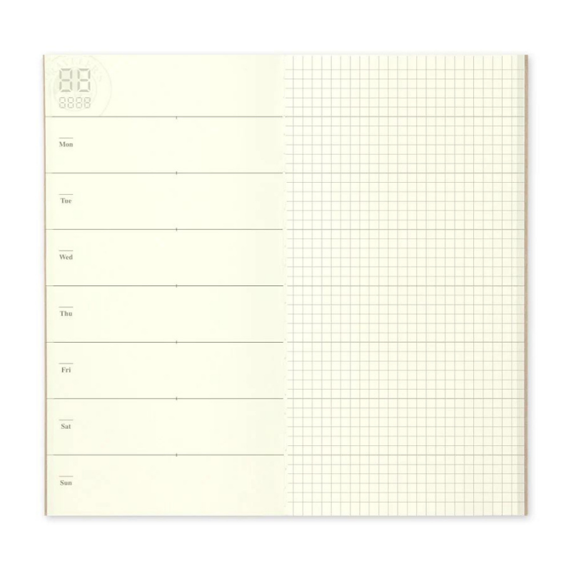018 Undated Weekly | Traveler's Notebook Regular Calendars + Planners