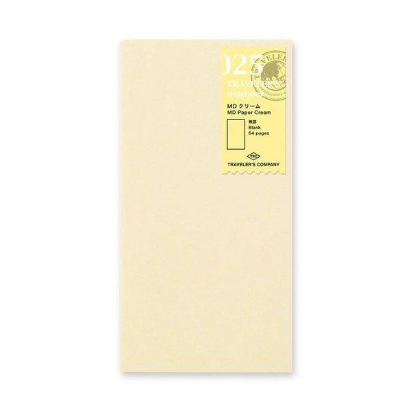 025 MD Paper Cream | Traveler's Notebook Regular Refill