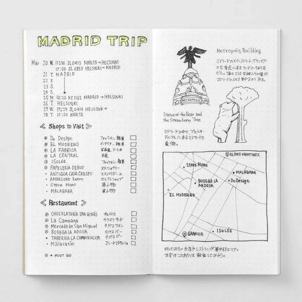 026 Dot Grid | Traveler's Notebook Regular Refill