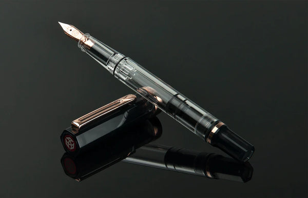 {back soon!} Smoke + Rose Gold Eco Fountain Pen