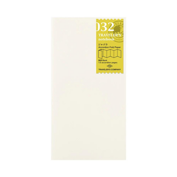032 Accordion Fold | Traveler's Notebook Regular Refill