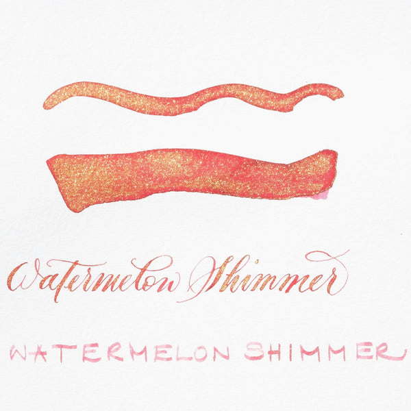 Watermelon Shimmer Fountain Pen Ink No. 75