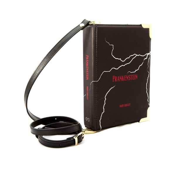 Frankenstein Book Art Crossbody Handbag