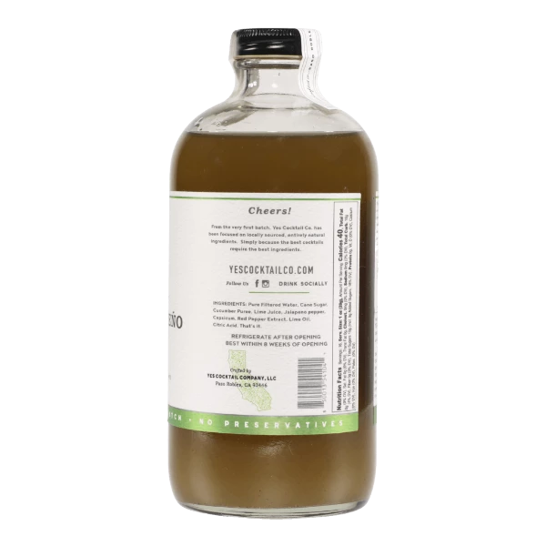 Mélangeur à cocktail concombre jalapeno