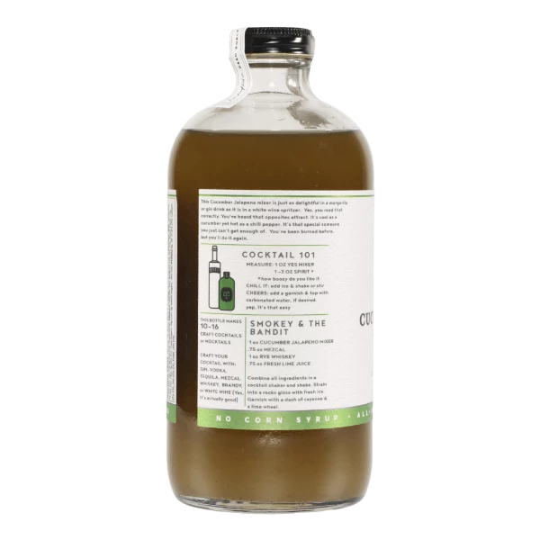 Mélangeur à cocktail concombre jalapeno