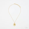 Pride and Prejudice Feather Pendant Necklace