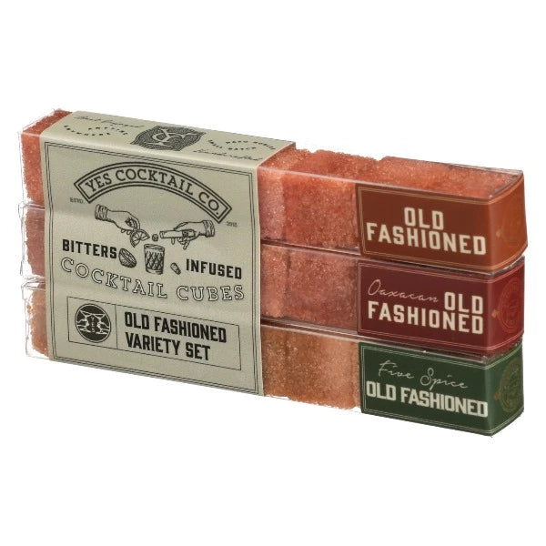 Coffrets cadeaux variés de cubes de cocktail infusés