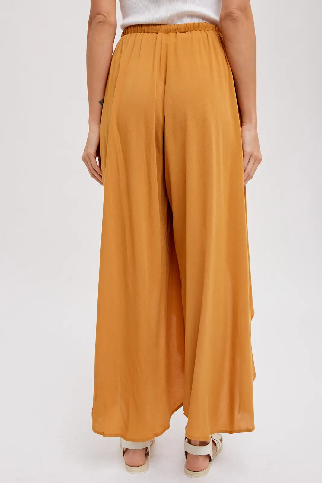 High-Slit Wrap Culottes {multiple colors}