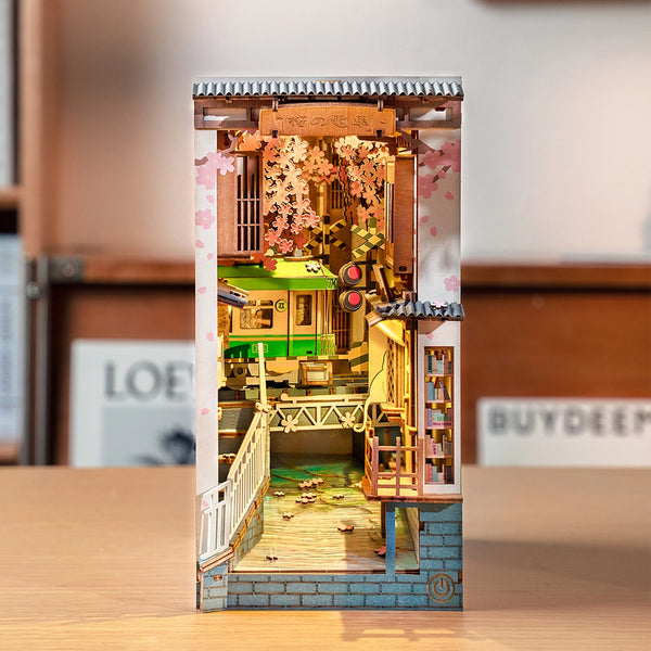Kit de diorama de coin de livre Sakura Densya