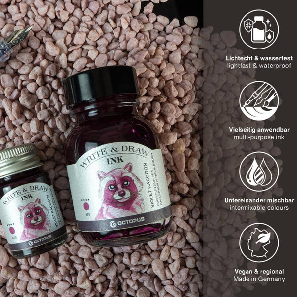 Violet Raccoon Fountain Pen Ink