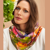 Whimsical Woodland 100% Silk Scarf