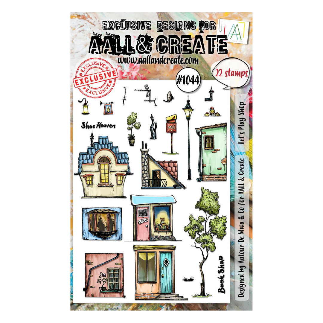 Let's Play Shop A5 Clear Stamp Set No. 1044