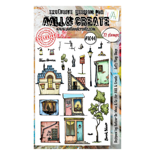Let's Play Shop A5 Clear Stamp Set No. 1044
