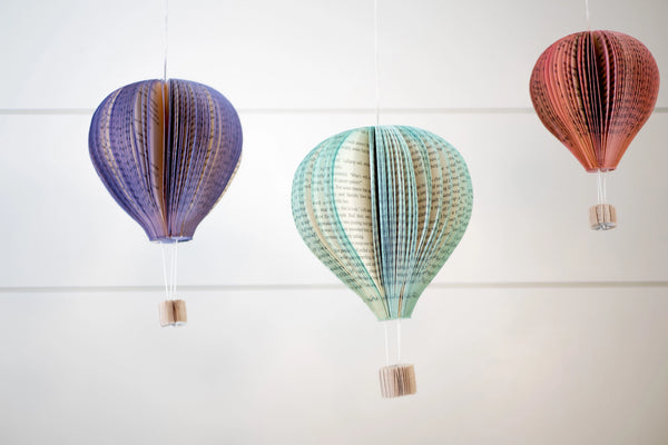 Décor de livre de montgolfière-Décor de fête-Thème d'aventure