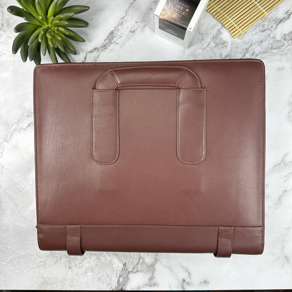 Bomber Brown Leather 96 Pen Zip Case