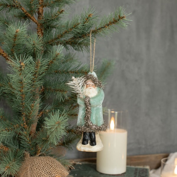 Soft Blue Velvet Belsnickels {multiple sizes}