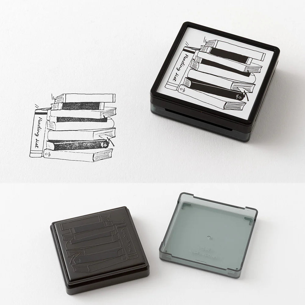 Reading List Paintable Stamp