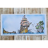 Pelican Galleon A6 Clear Stamp Set No. 1186 {clearance}