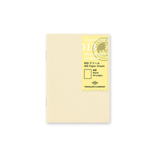 P13 MD Paper Cream | Traveler's Notebook Refills {Passport Size}