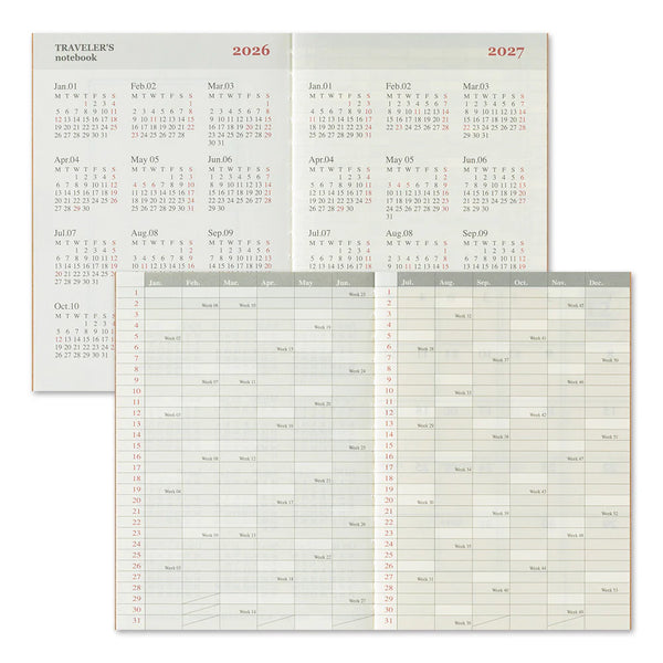 2026 Limited Edition Dated Monthly Calendar | Passport Size