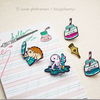 Fountain Pen Ink Bottle Enamel Pins