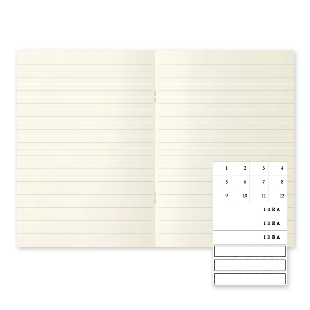 MD Light A5 Notebooks 3pk