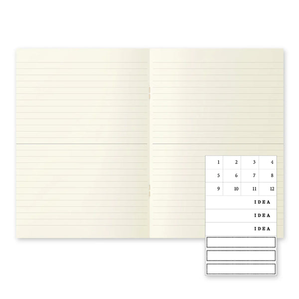 MD Light A5 Notebooks 3pk