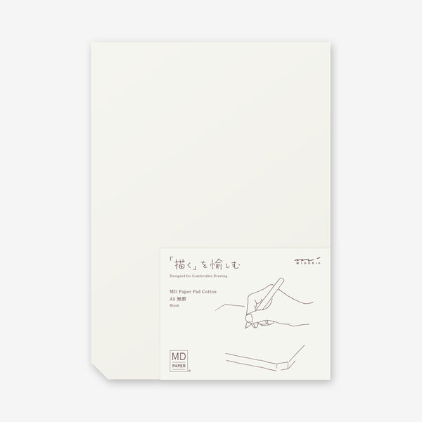 MD Cotton A5 Blank Paper Pad