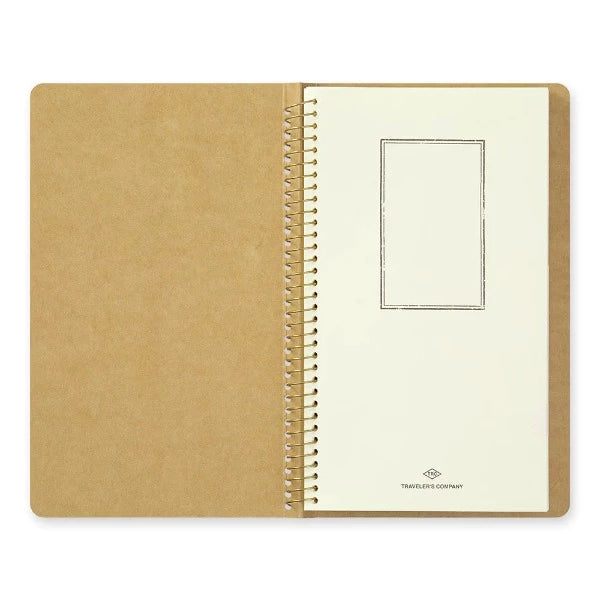 Carnet à anneaux en spirale Traveler's Company | A5 mince | Pochette en papier