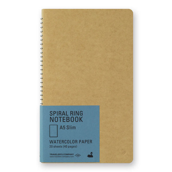 TRC Spiral RIng Slim Watercolor Notebook