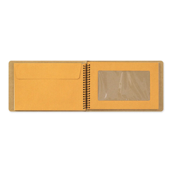 Carnet à anneaux en spirale Traveler's Company | B6 | Enveloppe de fenêtre
