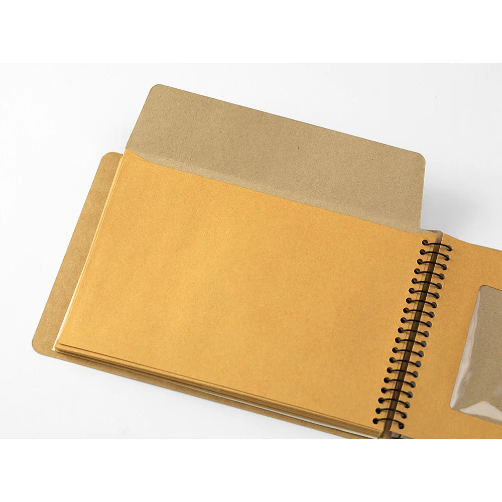 Carnet à anneaux en spirale Traveler's Company | B6 | Enveloppe de fenêtre