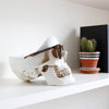 White Skull Desk Tidy