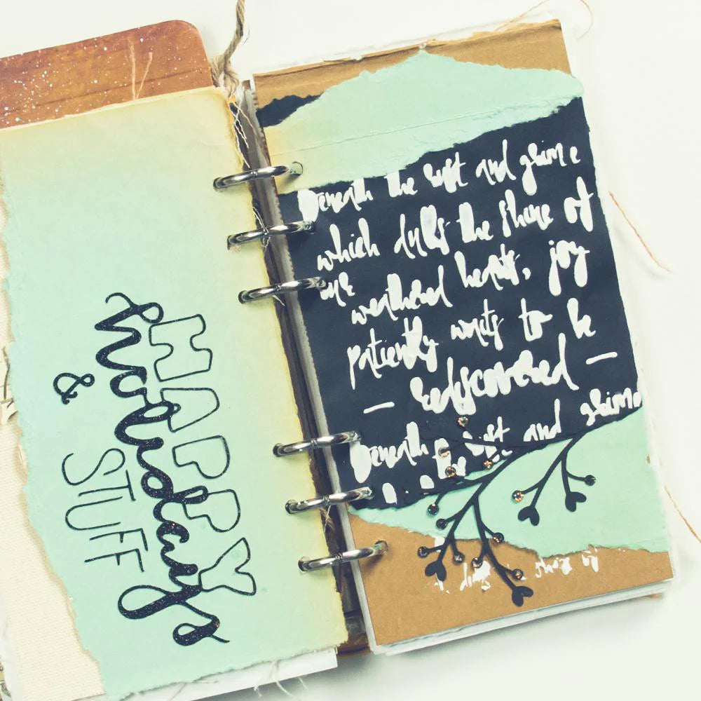 Story Telling Journal Stencil | A5 Slim (4.3” x 8.7”)