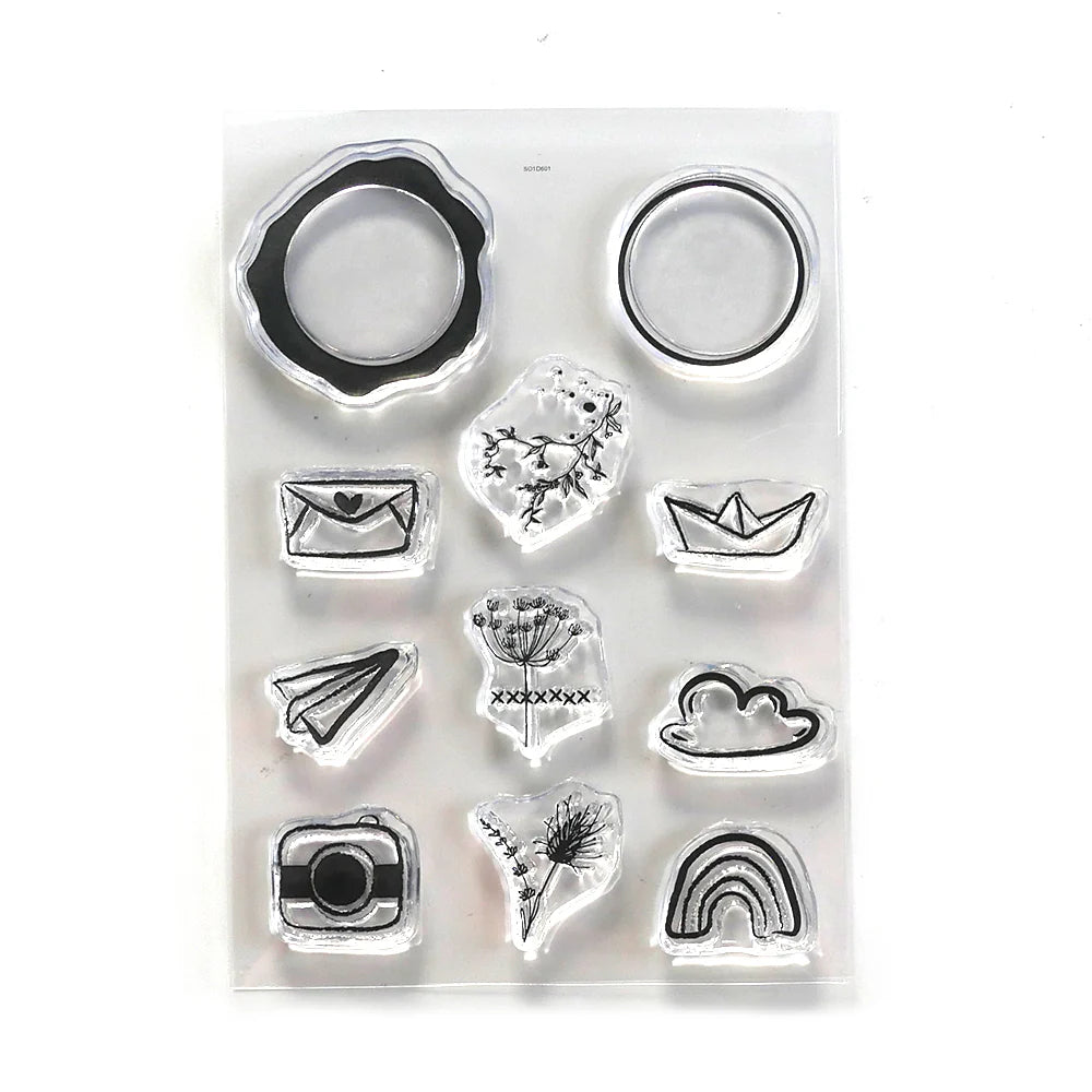 Seal Embellishments Stamp Set {clearance}