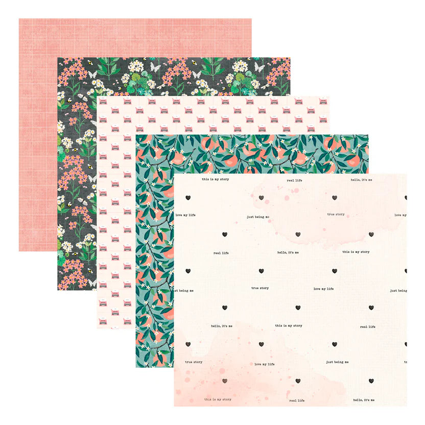 Hello It's Me! 12x12 Designer Paper Pack | Rosie's Studio