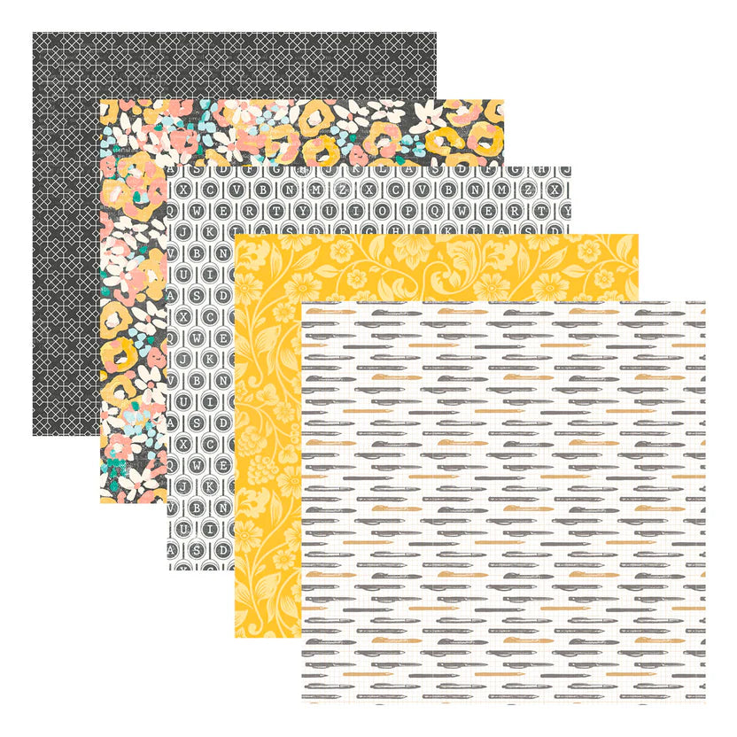 Hello It's Me! 12x12 Designer Paper Pack | Rosie's Studio