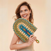 Sea Breeze Woven Fan {clearance}