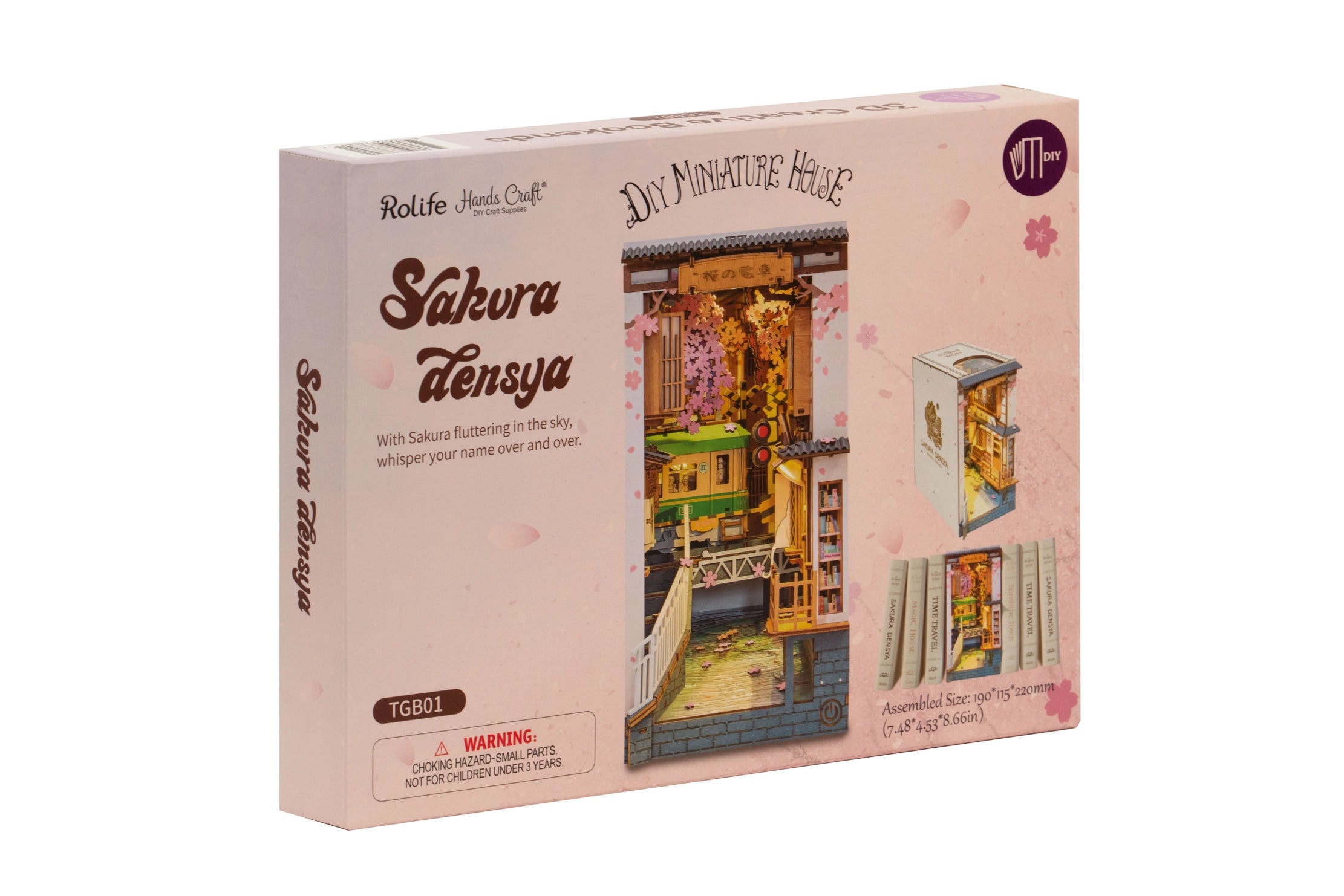 Kit de diorama de coin de livre Sakura Densya