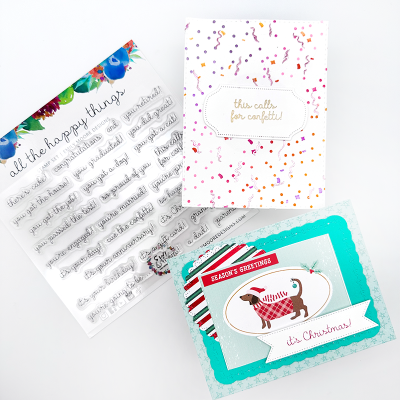 all the happy things Clear Stamp Set
