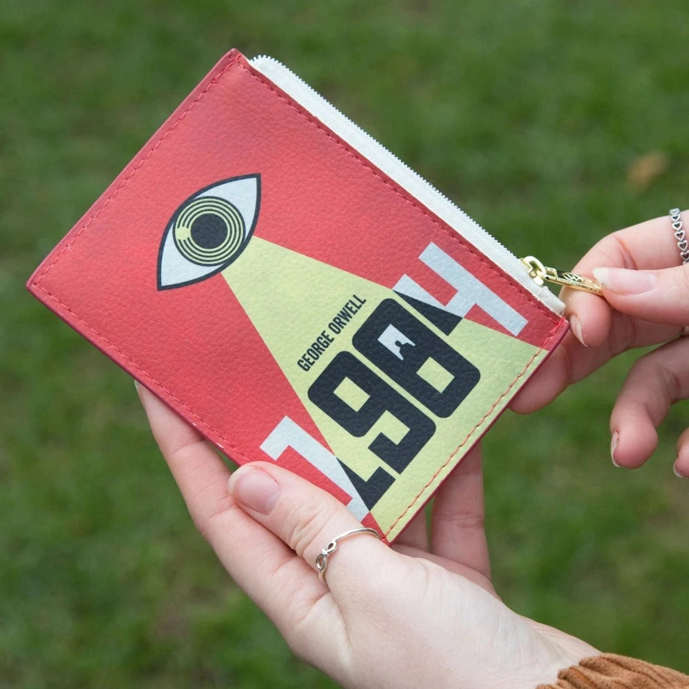 Orwell's 1984 Book Art Coin Purse