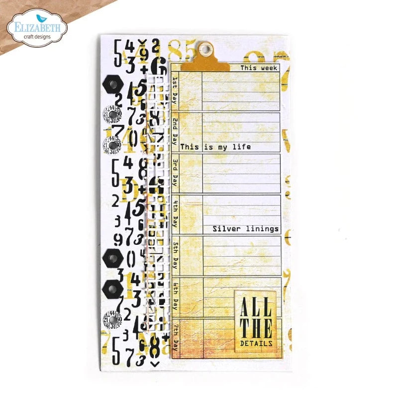 Page No. 40 {Number Border & Patterns} Die Set