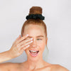 Black Satin Sleep Scrunchies 5pc Set {clearance}