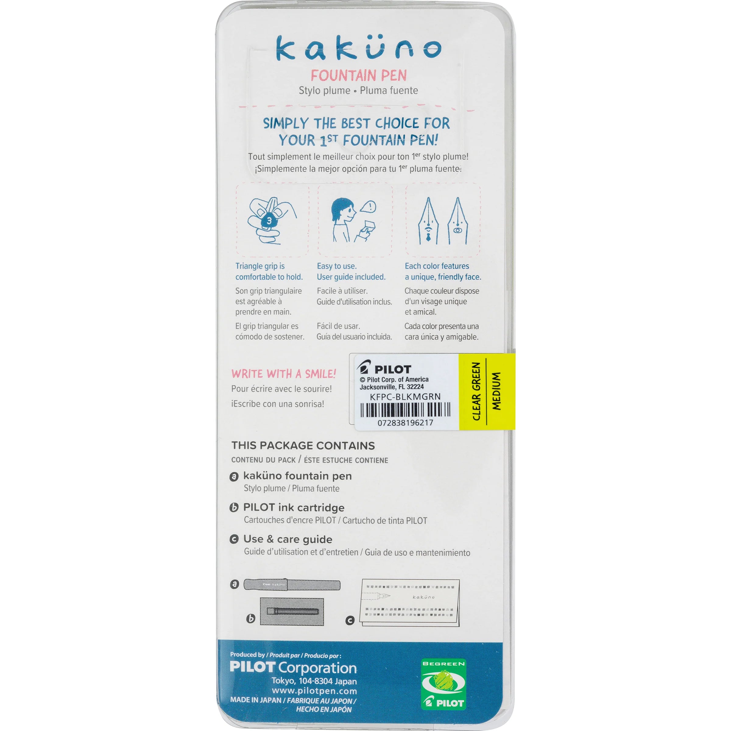 Kakuno Translucent Fountain Pens | Fine