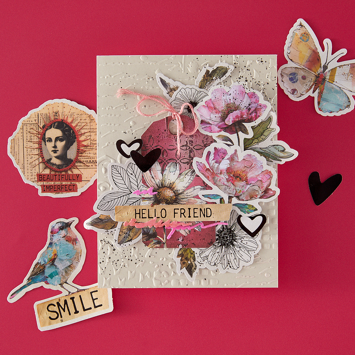 Beautifully Imperfect Sentiments Ephemera Pack
