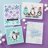 Playful Penguins Etched Dies | Simon Hurley's Let it Snow